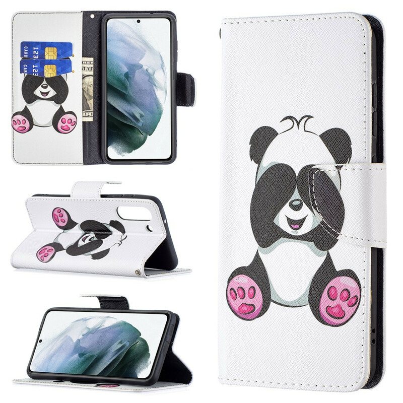 Folio Deksel Til Samsung Galaxy S21 FE Panda Moro