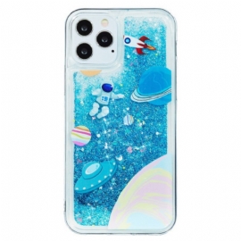 Deksel Til iPhone 15 Pro Max Space Glitter