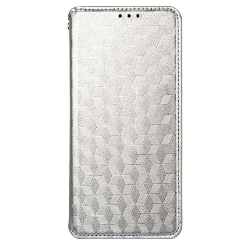 Beskyttelse Deksel Til Poco M5 Folio Deksel 3d Cube Leather Effect