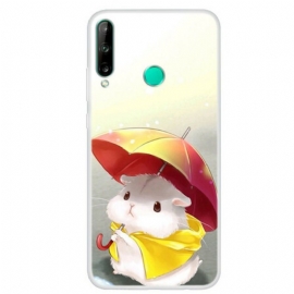 Deksel Til Huawei Y7p Hamster I Regnet