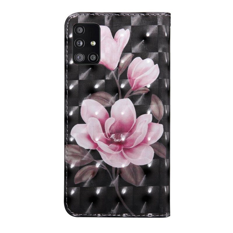 Folio Deksel Til Samsung Galaxy A51 5G Blomstre Blomster