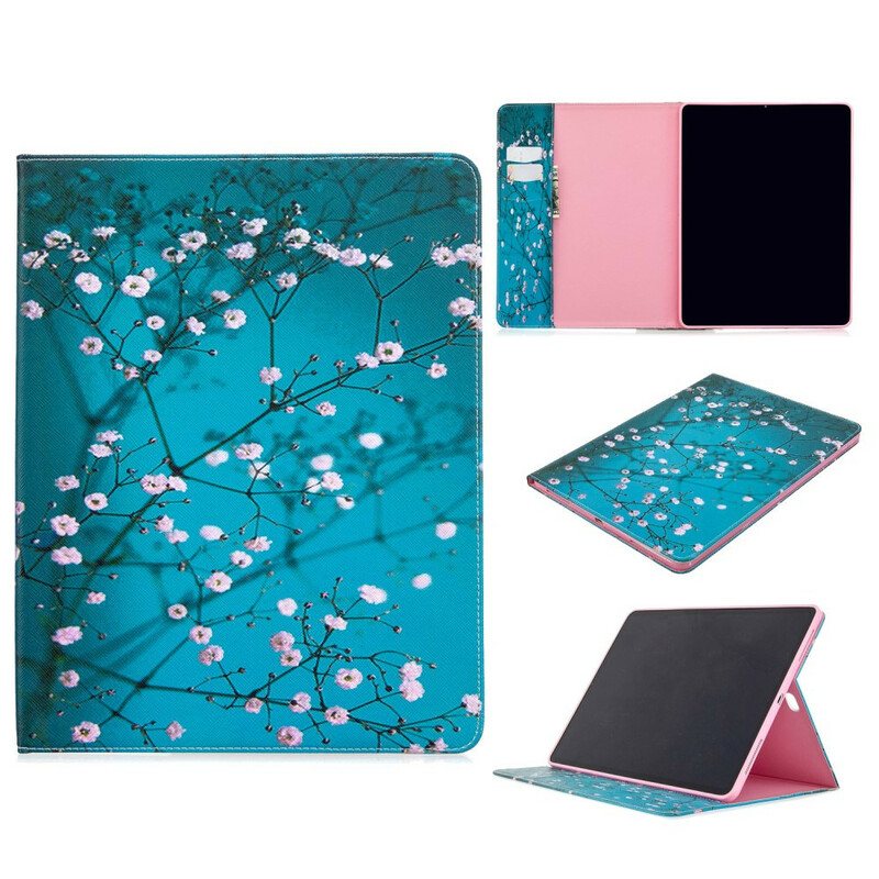 Folio Deksel Til iPad Pro 12.9" (2020) Sakura Tree Print Pattern