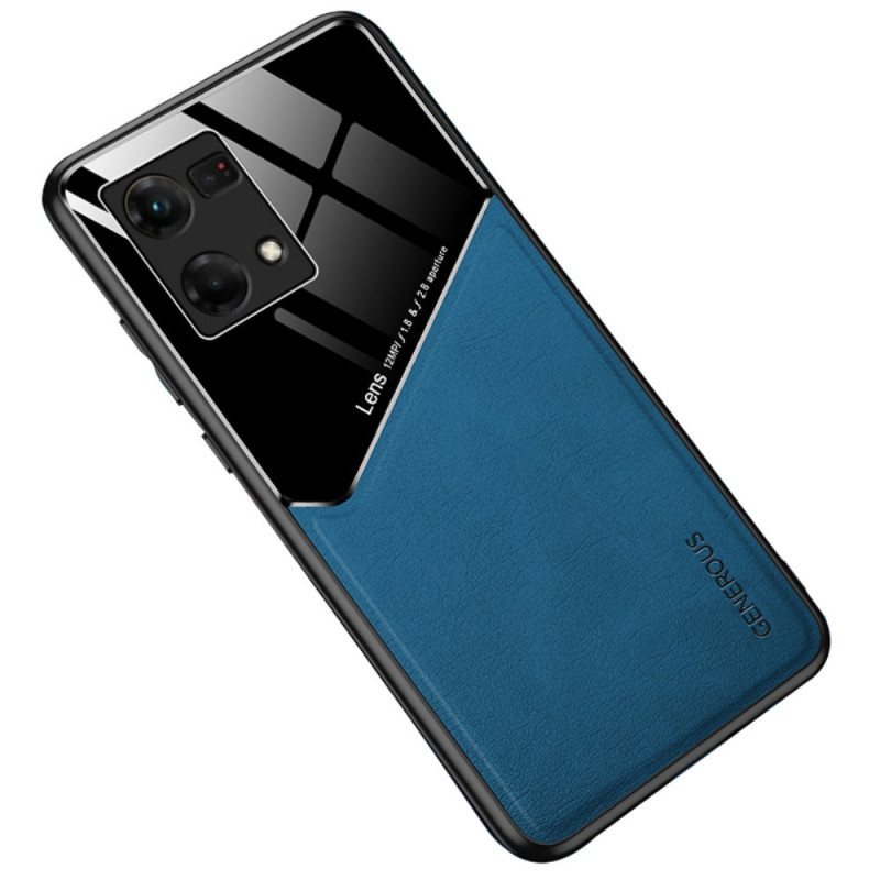 Deksel Til Oppo Reno 7 Premium Kunstskinn