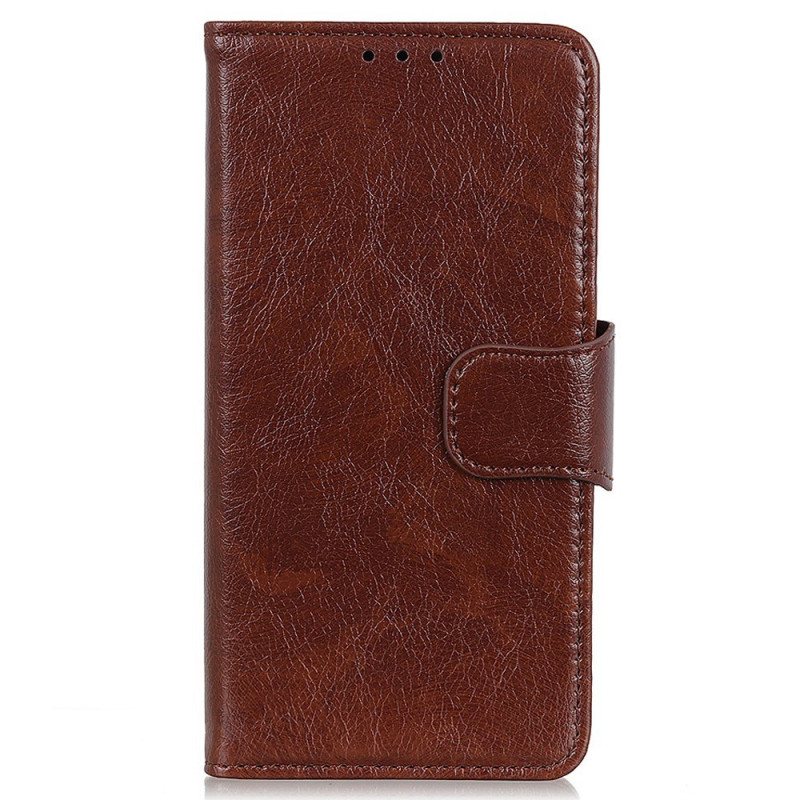 Folio Deksel Til Oppo Reno 7 Nappa Split Leather