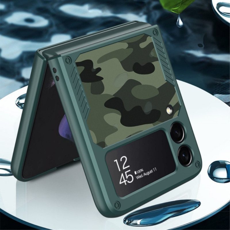 Deksel Til Samsung Galaxy Z Flip 3 5G Folio Deksel Gkk Camo Support Ring