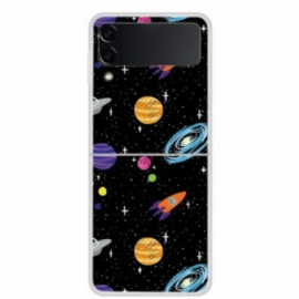 Deksel Til Samsung Galaxy Z Flip 3 5G Folio Deksel Planet Galaxy