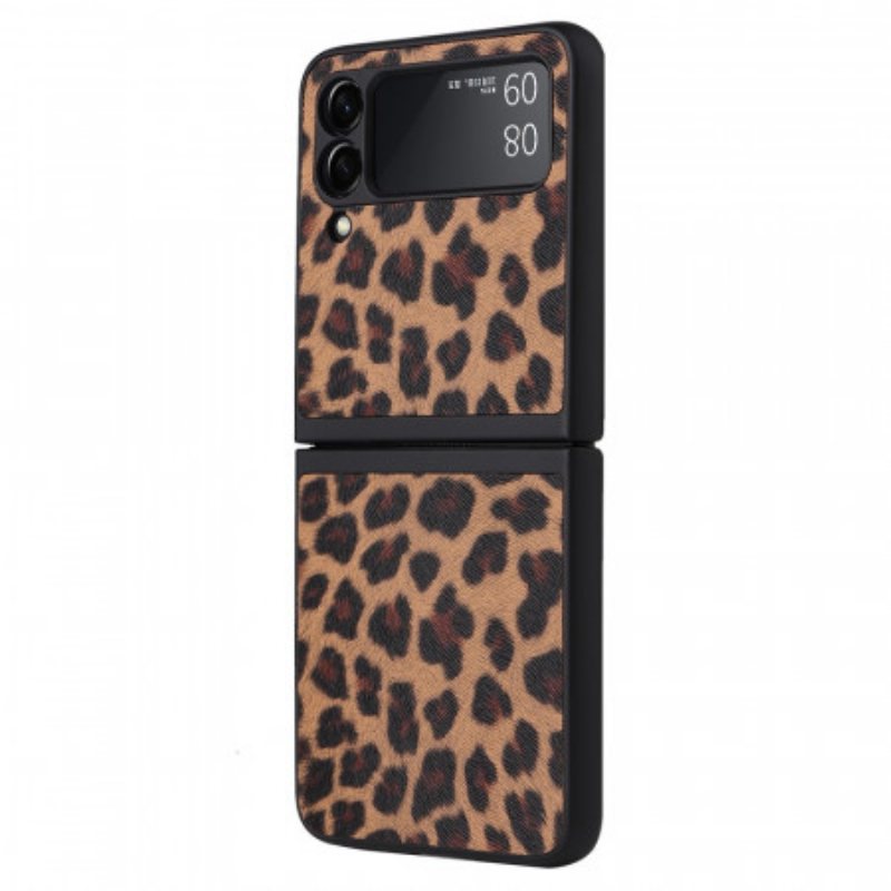 Mobildeksel Til Samsung Galaxy Z Flip 3 5G Folio Deksel Leopard