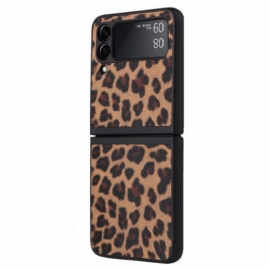 Mobildeksel Til Samsung Galaxy Z Flip 3 5G Folio Deksel Leopard