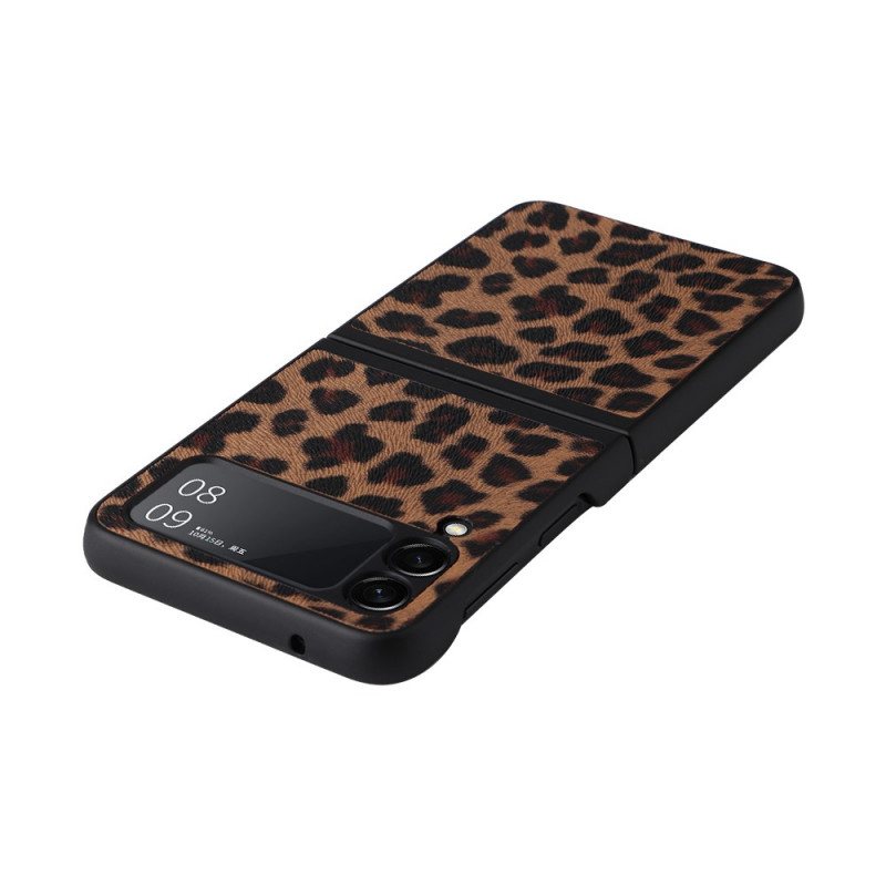 Mobildeksel Til Samsung Galaxy Z Flip 3 5G Folio Deksel Leopard