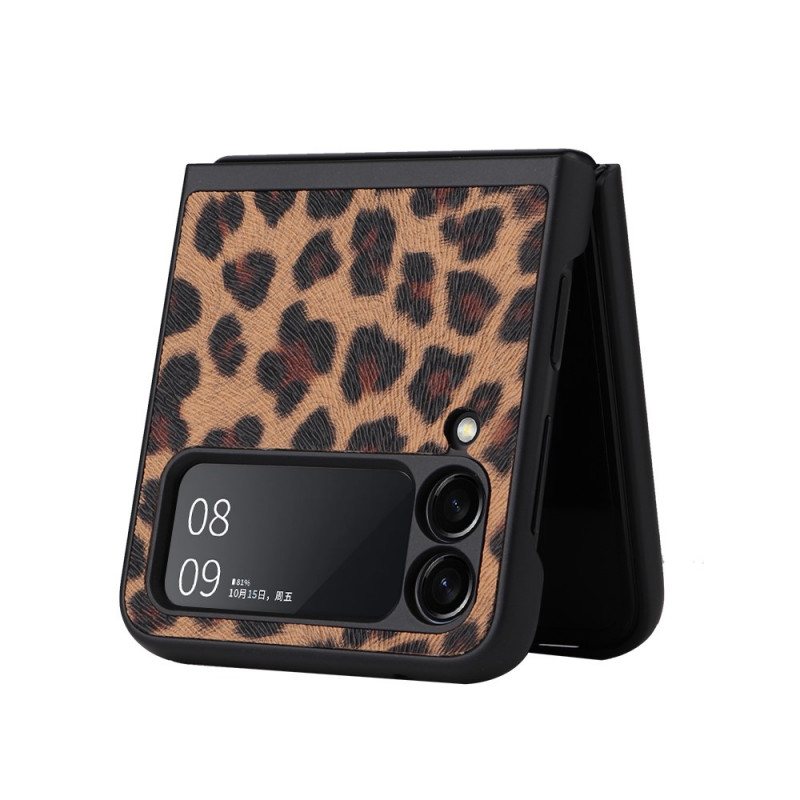 Mobildeksel Til Samsung Galaxy Z Flip 3 5G Folio Deksel Leopard