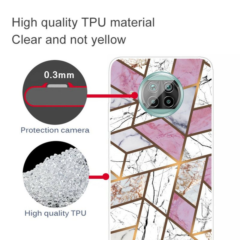 Deksel Til Xiaomi Mi 10T Lite Marmor Geometri