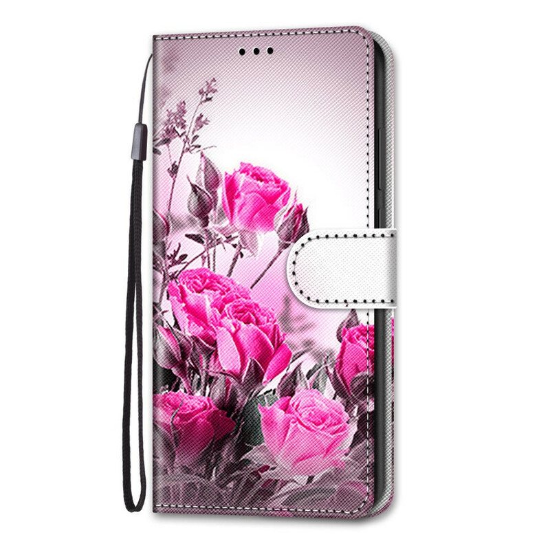 Folio Deksel Til Xiaomi Mi 10T Lite Bare Blomster