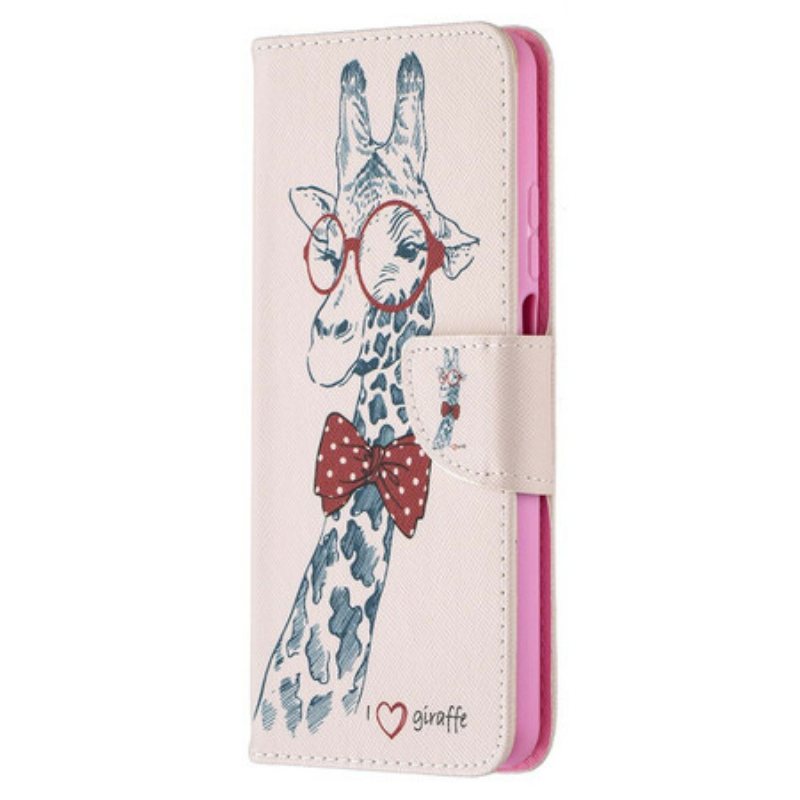 Folio Deksel Til Xiaomi Mi 10T Lite Brainy Giraff