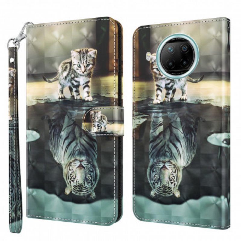 Folio Deksel Til Xiaomi Mi 10T Lite Lys Spot Ernest The Tiger