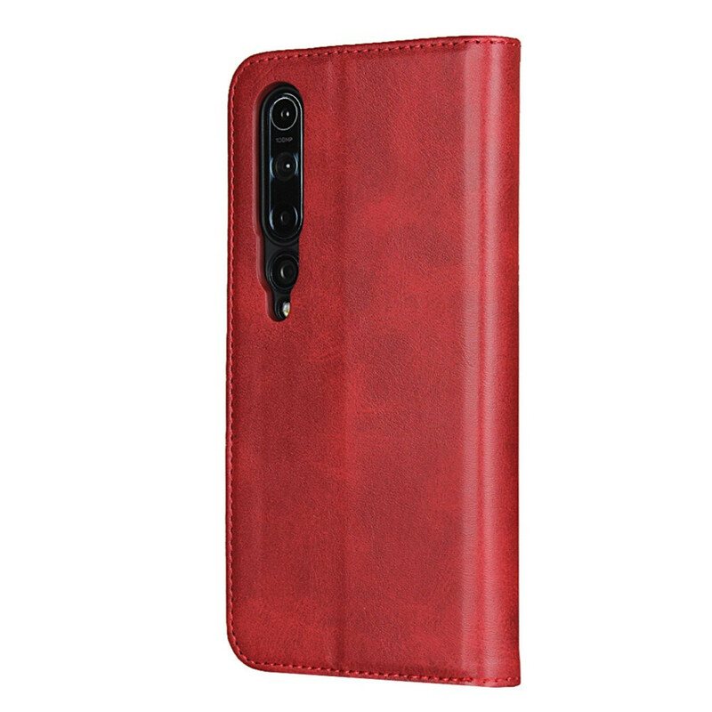 Beskyttelse Deksel Til Xiaomi Mi 10 / 10 Pro Folio Deksel Elegance Split Leather