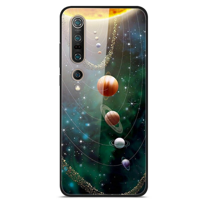 Deksel Til Xiaomi Mi 10 / 10 Pro Herdet Glass Planeter Solar System