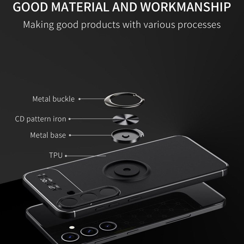 Deksel Samsung Galaxy S24 5g Mobildeksel Ring-støtte