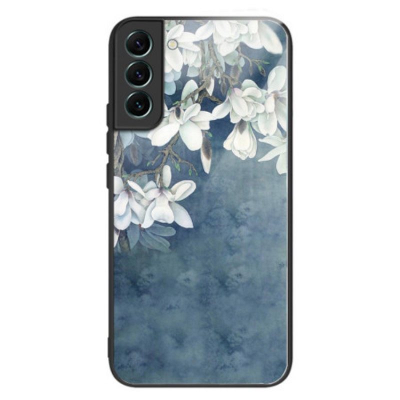 Deksel Til Samsung Galaxy S24 5g Magnolias Herdet Glass