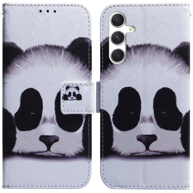 Folio Deksel Samsung Galaxy S24 5g Panda Beskyttelse Deksel