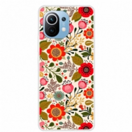 Deksel Til Xiaomi Mi 11 (5G) Blomsterteppe