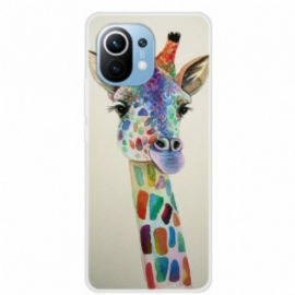 Deksel Til Xiaomi Mi 11 (5G) Fargerik Giraff