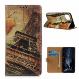 Folio Deksel Til Xiaomi Mi 11 (5G) Eiffeltårnet Om Høsten