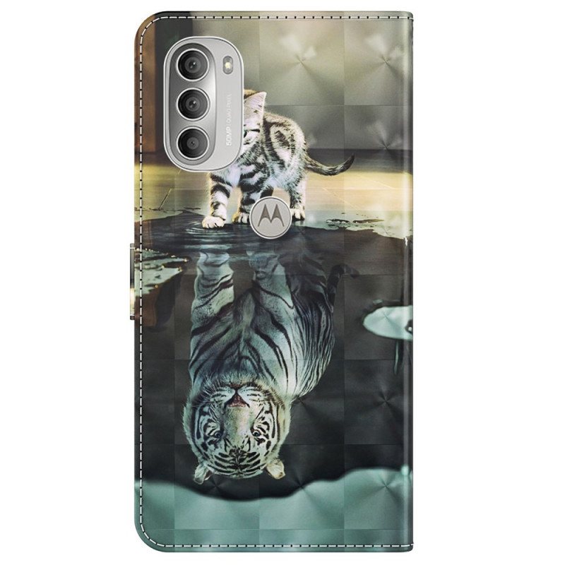 Folio Deksel Til Moto G51 5G Ernest The Tiger