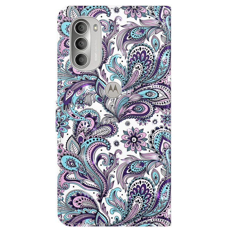 Folio Deksel Til Moto G51 5G Paisley