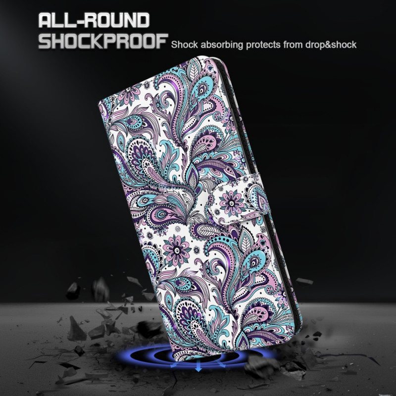 Folio Deksel Til Moto G51 5G Paisley