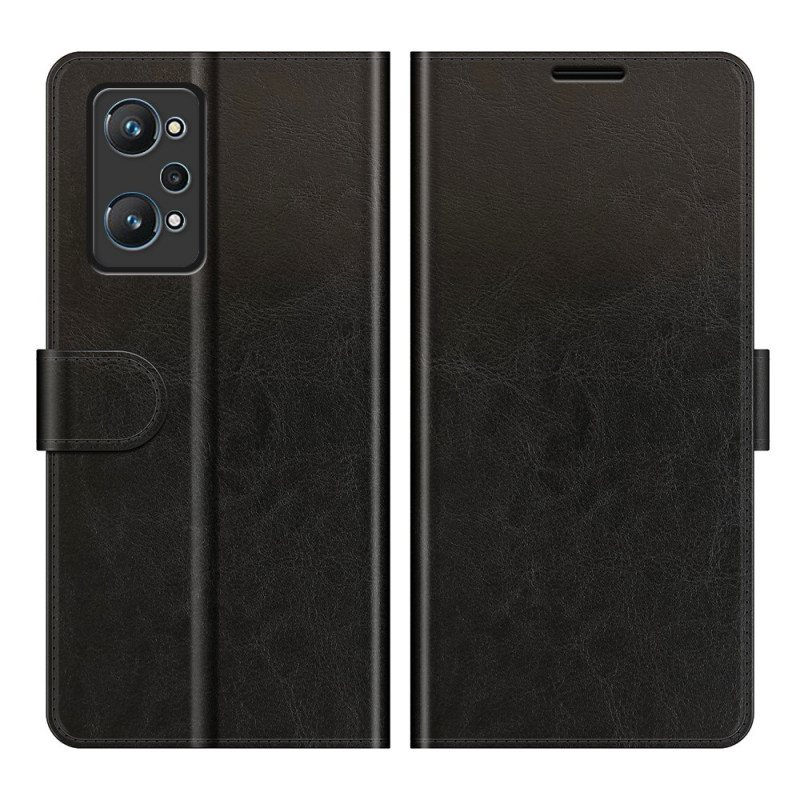 Folio Deksel Til Realme GT Neo 3T / Neo 2 Designer Skinneffekt