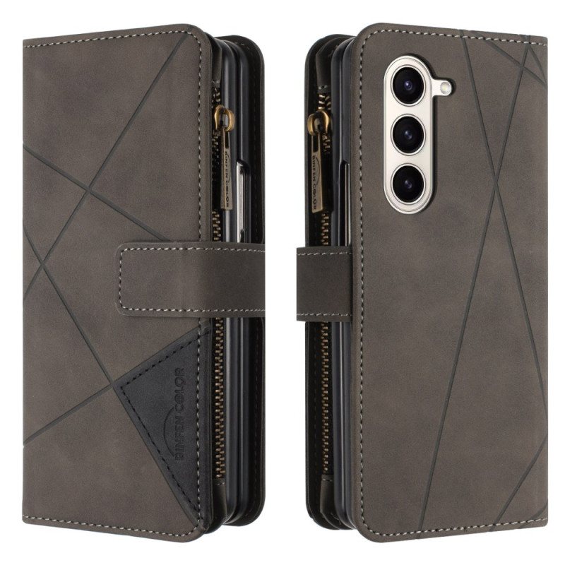 Folio Deksel Samsung Galaxy Z Fold 6 Binfen Color Geometry Wallet