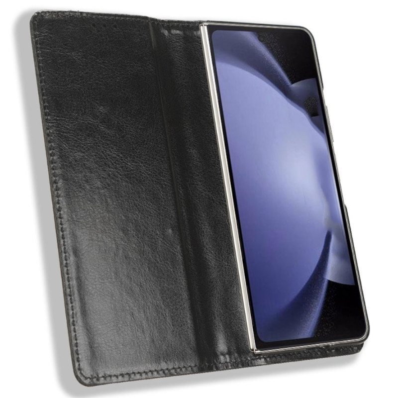 Folio Deksel Til Samsung Galaxy Z Fold 6 Vintage Frise