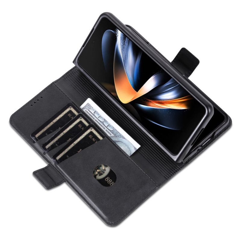 Lærdeksel Folio Deksel Samsung Galaxy Z Fold 6 Mobildeksel Azns