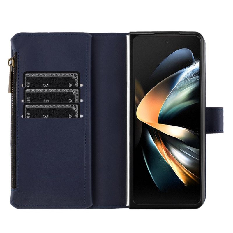 Lærdeksel Folio Deksel Samsung Galaxy Z Fold 6 Mobildeksel Binfen Lommebok