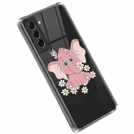 Deksel Til Samsung Galaxy S23 5G Sømløs Rosa Elefant