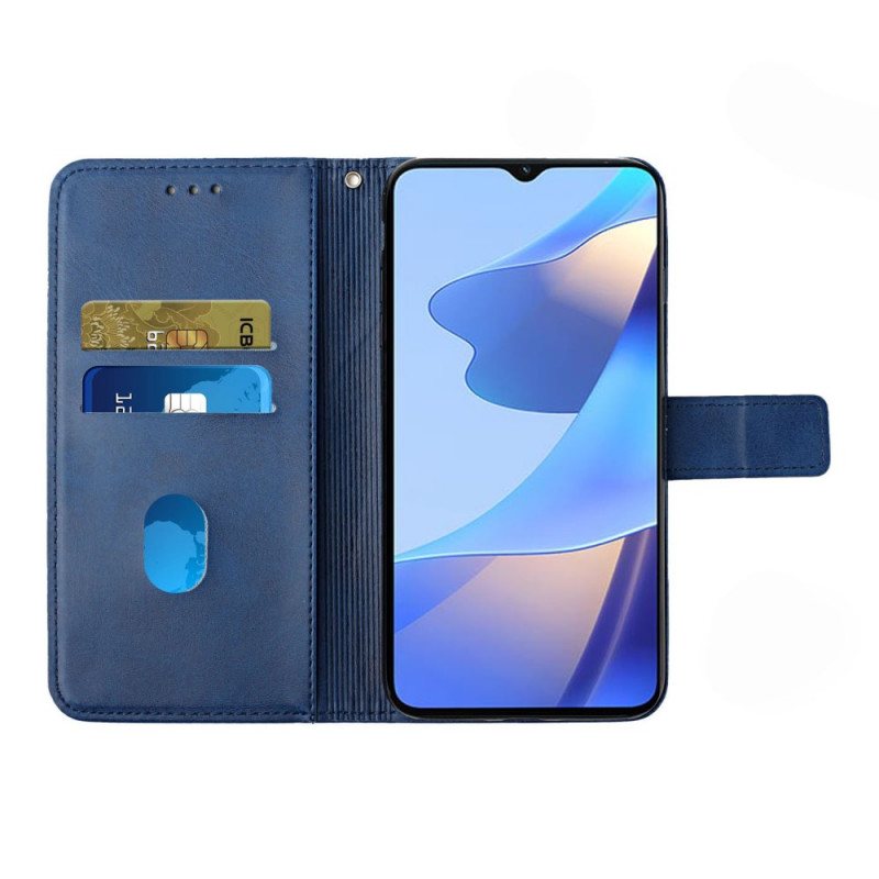 Folio Deksel Til Oppo A16 / A16s X Design Geo Leather Style