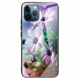 Deksel Til iPhone 14 Pro Max Herdet Glass Blomster