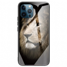 Deksel Til iPhone 14 Pro Max Løve Herdet Glass