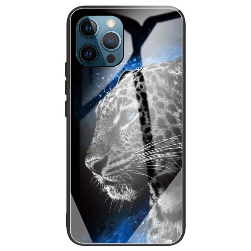 Deksel Til iPhone 14 Pro Max Tiger Herdet Glass