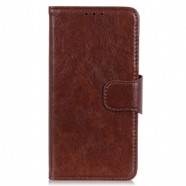 Folio Deksel Til iPhone 14 Pro Max Nappa Split Leather