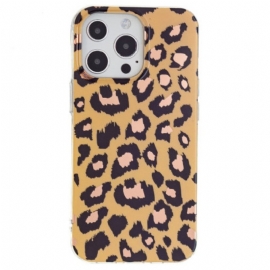 Deksel Til iPhone 15 Pro Leopardmønster