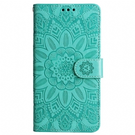 Folio Deksel Samsung Galaxy M55 5g Mandala Med Snor