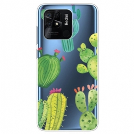 Deksel Til Xiaomi Redmi 10C Sømløs Kaktus