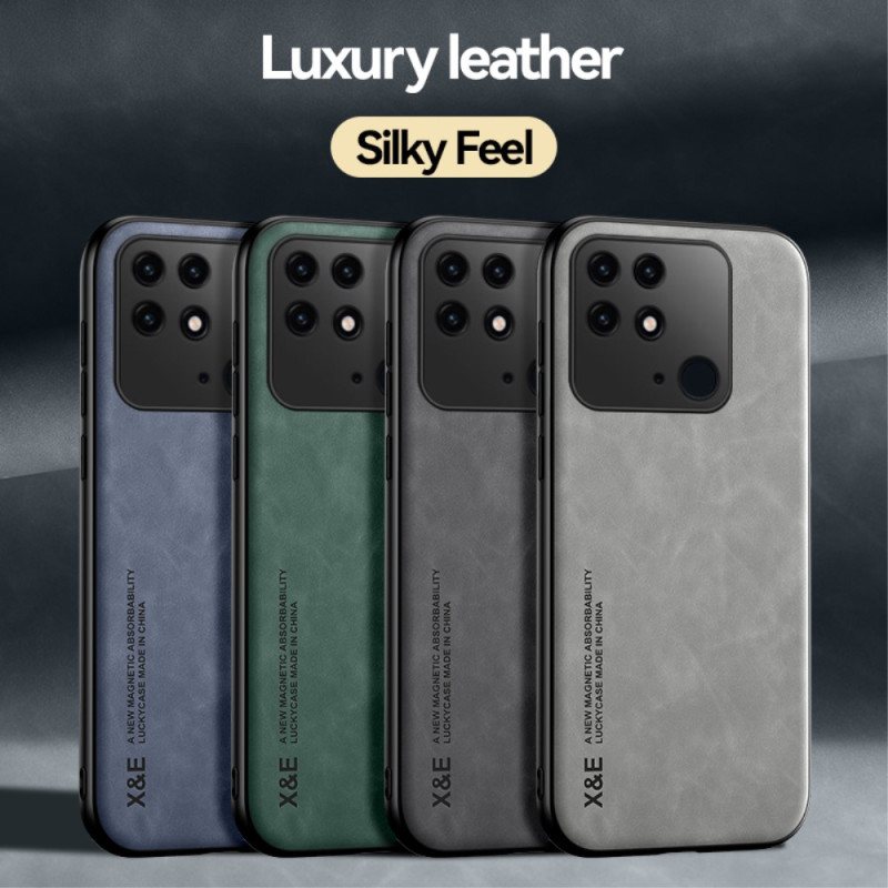 Deksel Til Xiaomi Redmi 10C X&e Leather Effect Leather