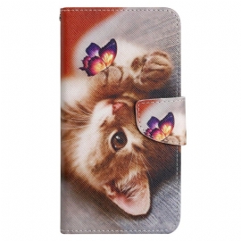 Folio Deksel Til Xiaomi Redmi 10C Med Kjede Bare Thong Cats