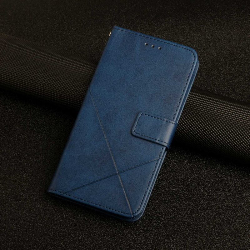 Folio Deksel Til Xiaomi Redmi 10C X Design Geo Leather Style