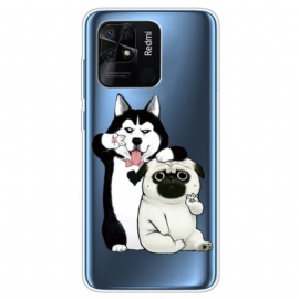 Mobildeksel Til Xiaomi Redmi 10C Morsomme Hunder