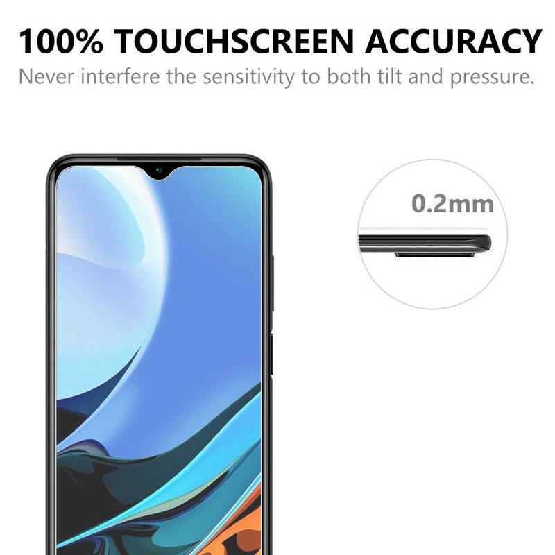 2.5D Herdet Glassbeskyttelse For Xiaomi Redmi 9T-Skjermen