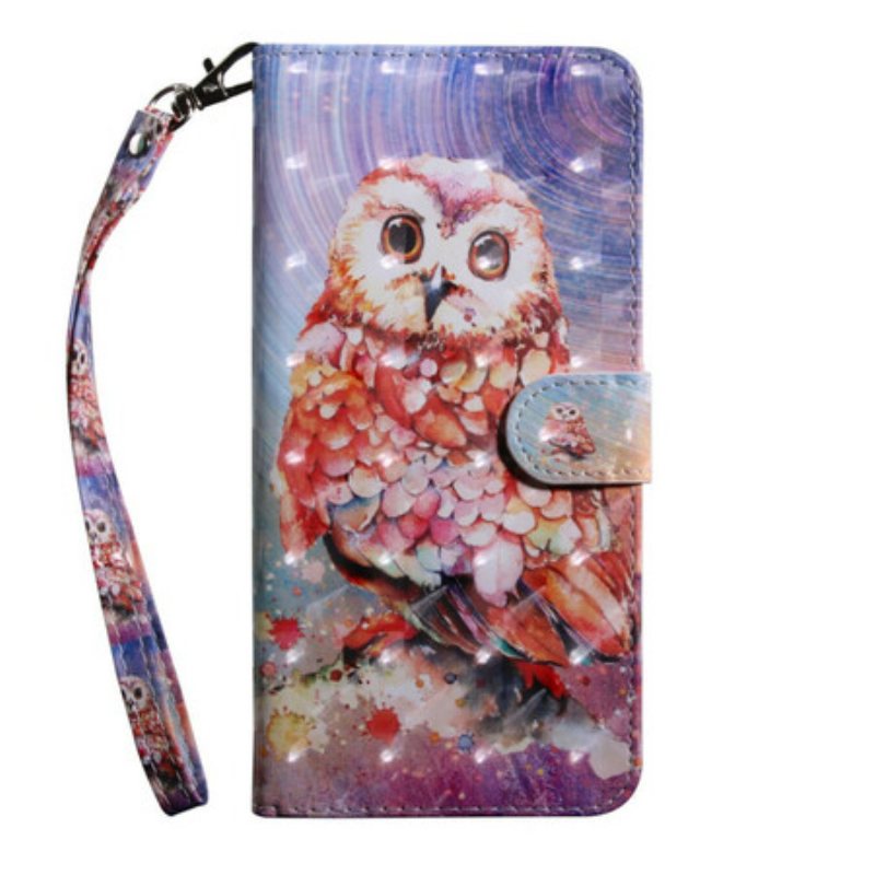 Folio Deksel Til Xiaomi Redmi 9T Lys Flekk Germain The Owl