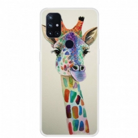 Deksel Til OnePlus Nord N10 Fargerik Giraff